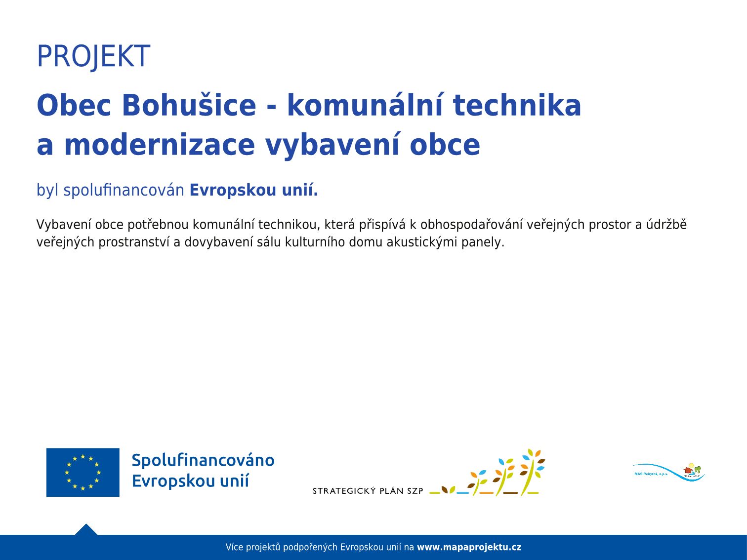 Projekt komunální technika